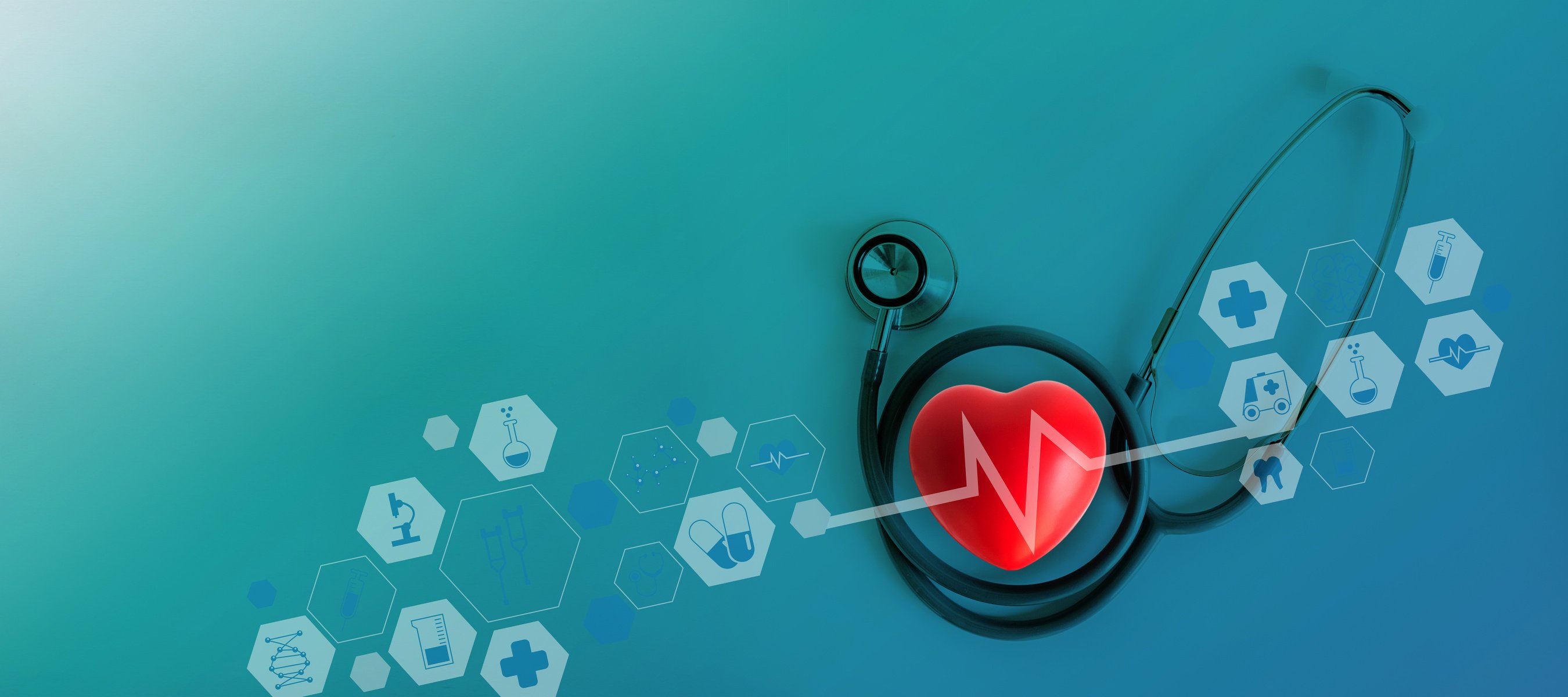 Healthcare Medical examination business graph marketing analysis report health